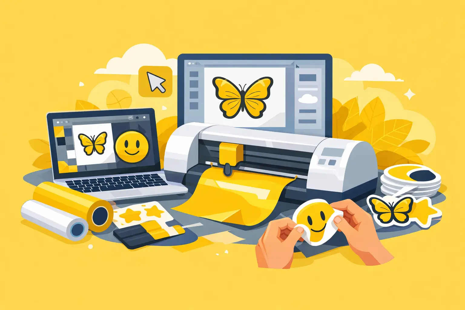 Producția de autocolante din vinil online - simplu și eficient